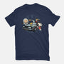 Time Travel Buddies-Womens-Basic-Tee-glitchygorilla