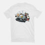 Time Travel Buddies-Mens-Basic-Tee-glitchygorilla