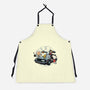 Time Travel Buddies-Unisex-Kitchen-Apron-glitchygorilla