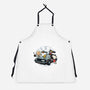 Time Travel Buddies-Unisex-Kitchen-Apron-glitchygorilla