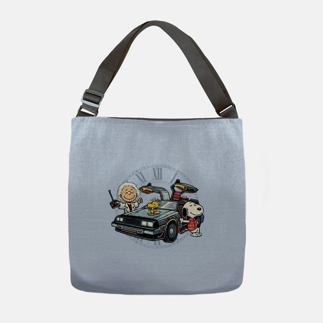 Time Travel Buddies-None-Adjustable Tote-Bag-glitchygorilla