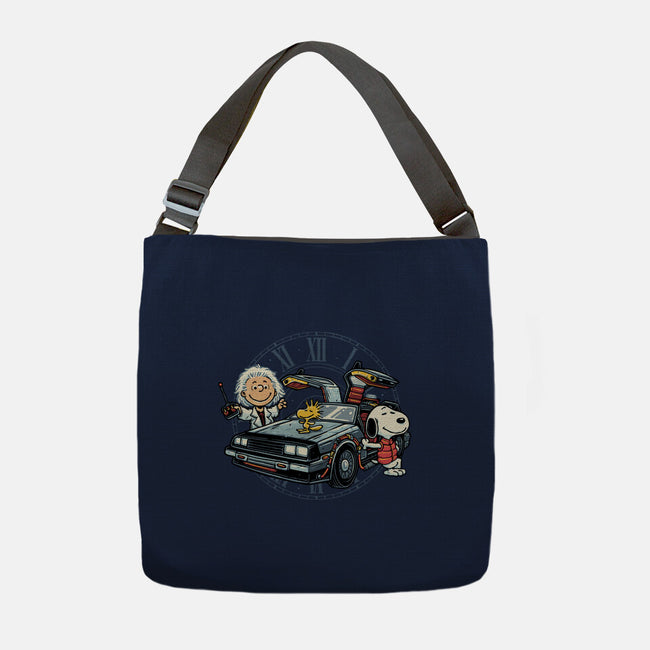 Time Travel Buddies-None-Adjustable Tote-Bag-glitchygorilla