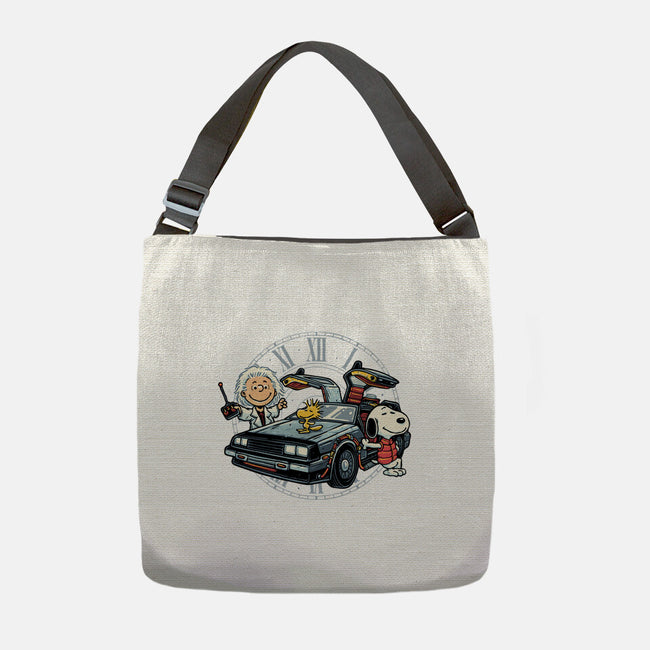Time Travel Buddies-None-Adjustable Tote-Bag-glitchygorilla