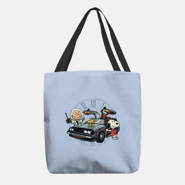 Time Travel Buddies-None-Basic Tote-Bag-glitchygorilla