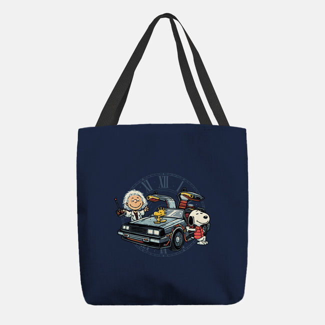 Time Travel Buddies-None-Basic Tote-Bag-glitchygorilla