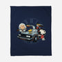 Time Travel Buddies-None-Fleece-Blanket-glitchygorilla