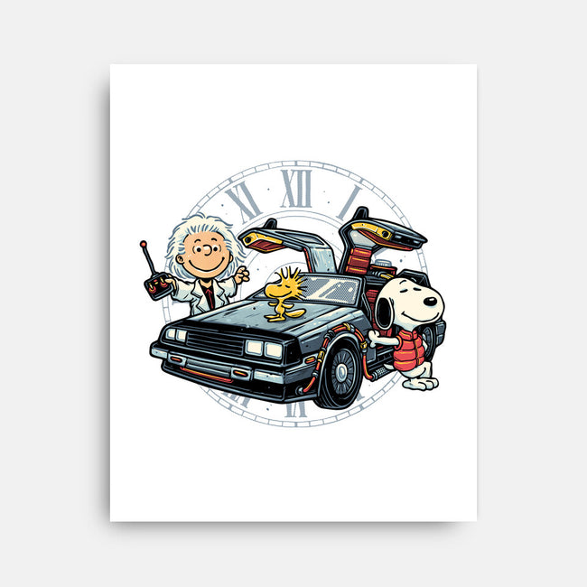 Time Travel Buddies-None-Stretched-Canvas-glitchygorilla