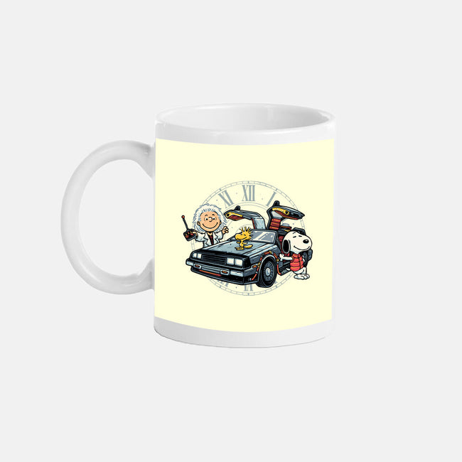 Time Travel Buddies-None-Mug-Drinkware-glitchygorilla