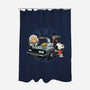 Time Travel Buddies-None-Polyester-Shower Curtain-glitchygorilla