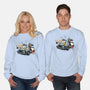Time Travel Buddies-Unisex-Crew Neck-Sweatshirt-glitchygorilla