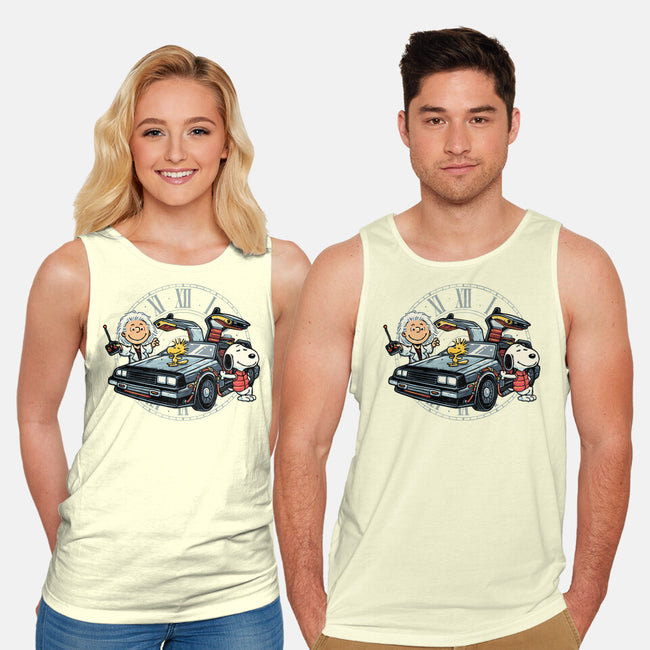 Time Travel Buddies-Unisex-Basic-Tank-glitchygorilla