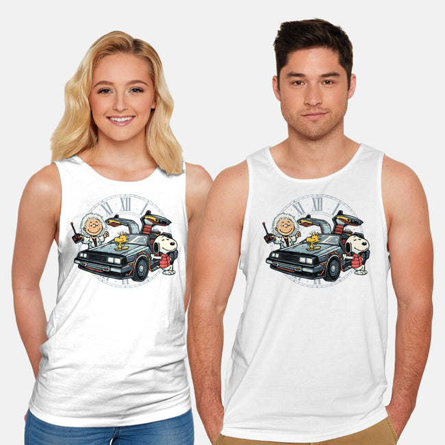 Time Travel Buddies-Unisex-Basic-Tank-glitchygorilla