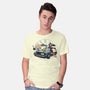Time Travel Buddies-Mens-Basic-Tee-glitchygorilla