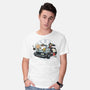 Time Travel Buddies-Mens-Basic-Tee-glitchygorilla
