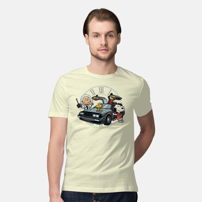 Time Travel Buddies-Mens-Premium-Tee-glitchygorilla