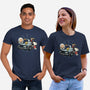 Time Travel Buddies-Unisex-Basic-Tee-glitchygorilla