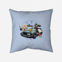 Time Travel Buddies-None-Removable Cover w Insert-Throw Pillow-glitchygorilla