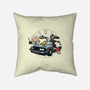 Time Travel Buddies-None-Removable Cover w Insert-Throw Pillow-glitchygorilla