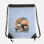 Music Is The Answer-None-Drawstring-Bag-glitchygorilla