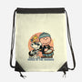 Music Is The Answer-None-Drawstring-Bag-glitchygorilla