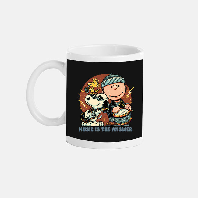 Music Is The Answer-None-Mug-Drinkware-glitchygorilla