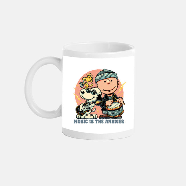 Music Is The Answer-None-Mug-Drinkware-glitchygorilla