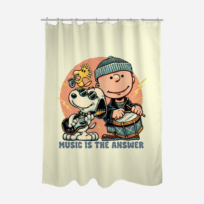 Music Is The Answer-None-Polyester-Shower Curtain-glitchygorilla