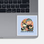 Music Is The Answer-None-Glossy-Sticker-glitchygorilla