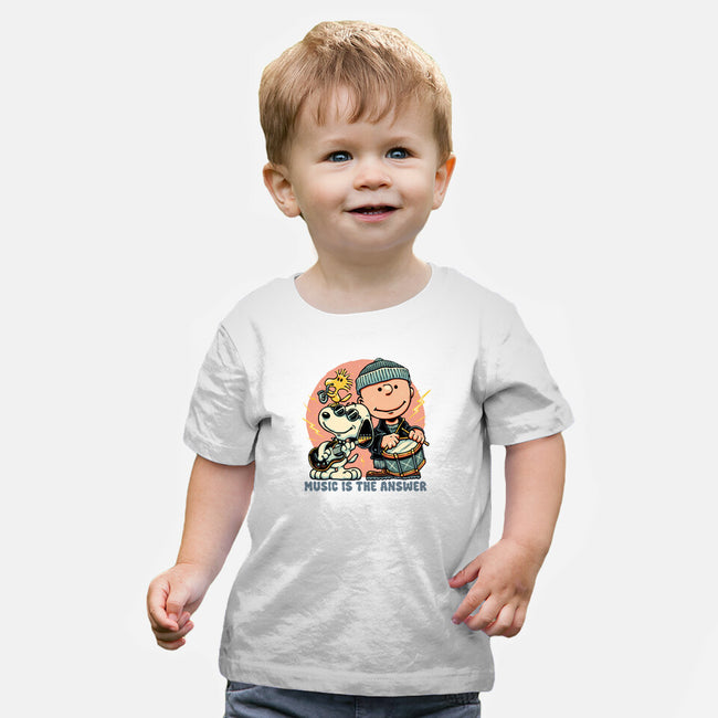Music Is The Answer-Baby-Basic-Tee-glitchygorilla