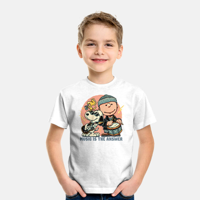 Music Is The Answer-Youth-Basic-Tee-glitchygorilla