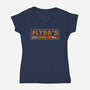 Retro Flynn's 1982-Womens-V-Neck-Tee-DrMonekers