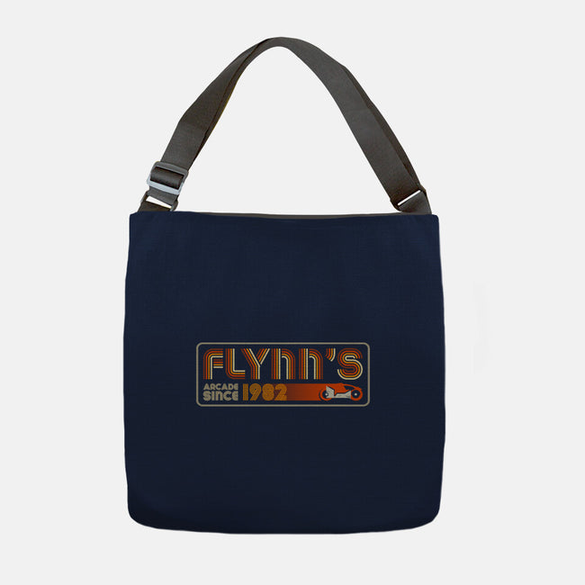Retro Flynn's 1982-None-Adjustable Tote-Bag-DrMonekers