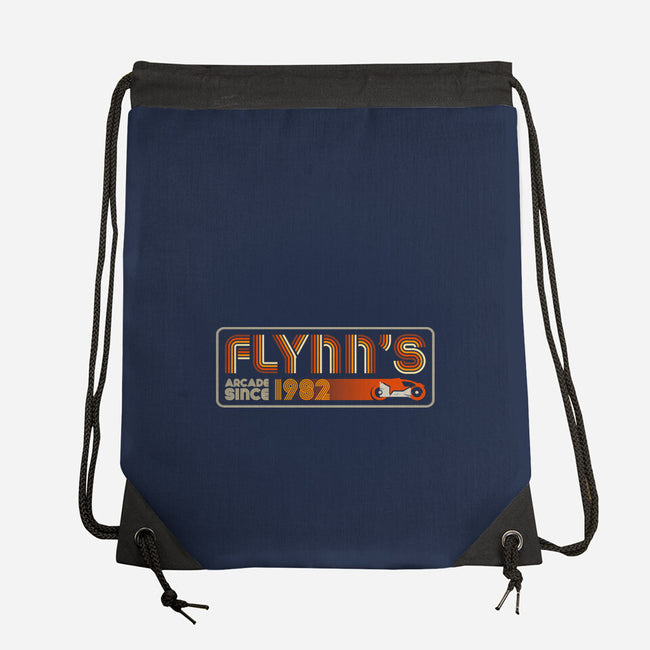 Retro Flynn's 1982-None-Drawstring-Bag-DrMonekers