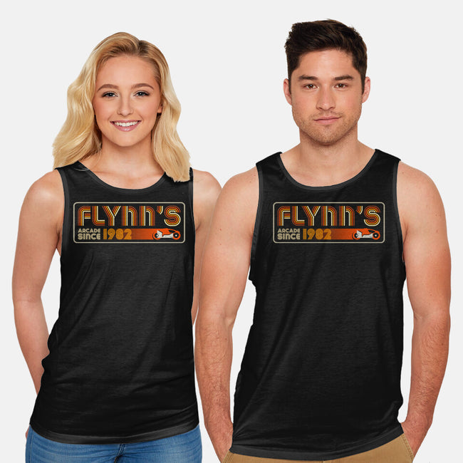 Retro Flynn's 1982-Unisex-Basic-Tank-DrMonekers
