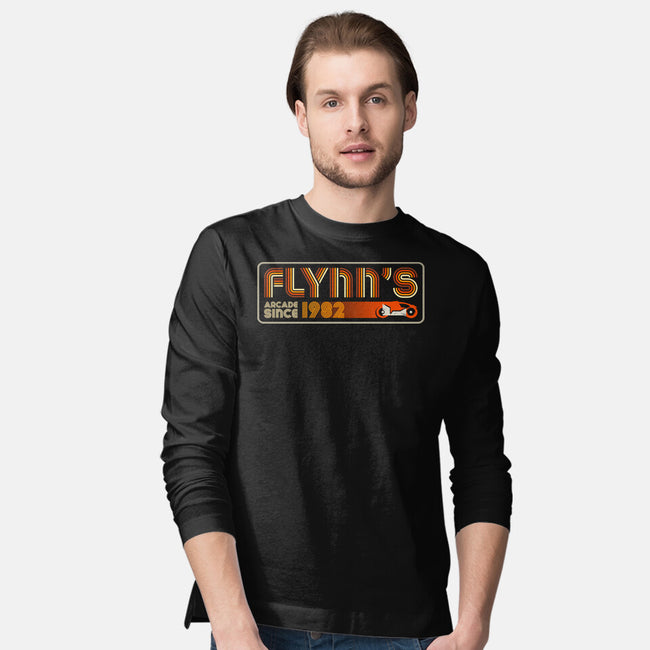 Retro Flynn's 1982-Mens-Long Sleeved-Tee-DrMonekers