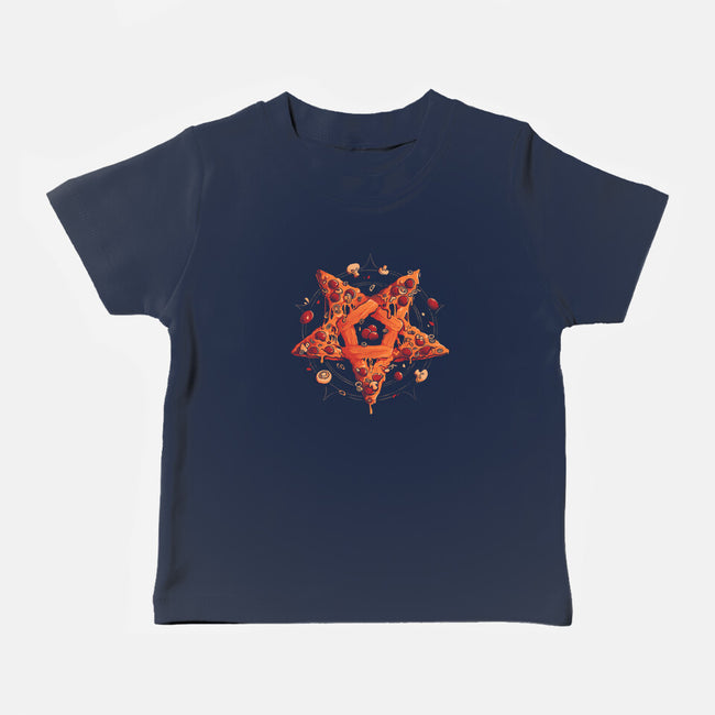 All Hail Pizza-Baby-Basic-Tee-eduely