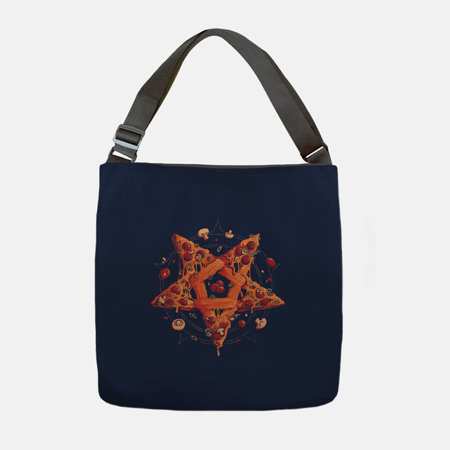 All Hail Pizza-None-Adjustable Tote-Bag-eduely
