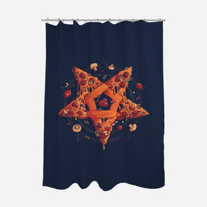 All Hail Pizza-None-Polyester-Shower Curtain-eduely