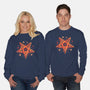 All Hail Pizza-Unisex-Crew Neck-Sweatshirt-eduely