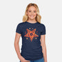 All Hail Pizza-Womens-Fitted-Tee-eduely