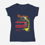Merciless Hate-Womens-V-Neck-Tee-CappO