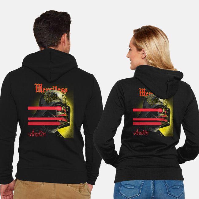 Merciless Hate-Unisex-Zip-Up-Sweatshirt-CappO