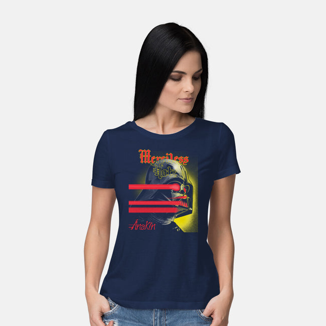 Merciless Hate-Womens-Basic-Tee-CappO