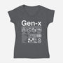 Gen X Label-Womens-V-Neck-Tee-DrMonekers