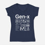 Gen X Label-Womens-V-Neck-Tee-DrMonekers