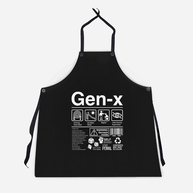 Gen X Label-Unisex-Kitchen-Apron-DrMonekers