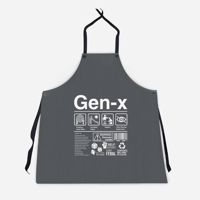Gen X Label-Unisex-Kitchen-Apron-DrMonekers