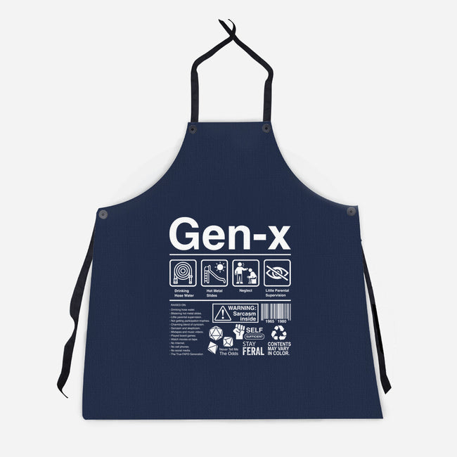Gen X Label-Unisex-Kitchen-Apron-DrMonekers