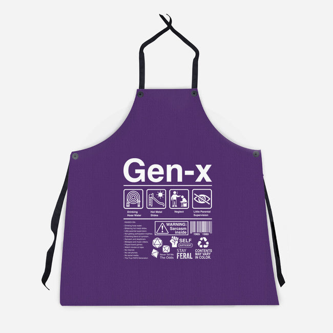 Gen X Label-Unisex-Kitchen-Apron-DrMonekers