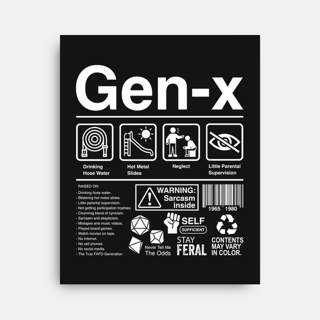 Gen X Label-None-Stretched-Canvas-DrMonekers